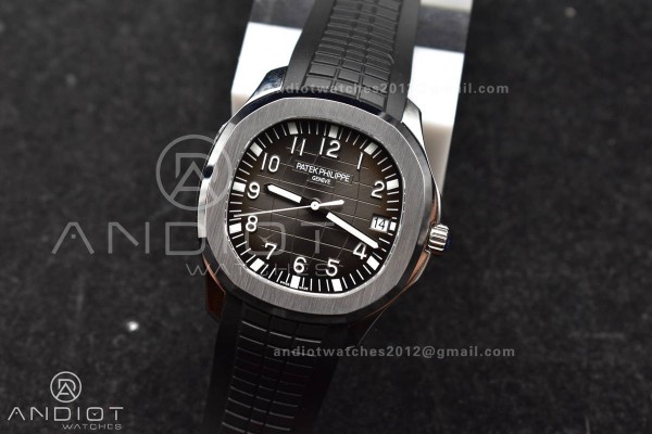 Aquanaut 5167A SS 3KF Best Edition Black Dial on B...