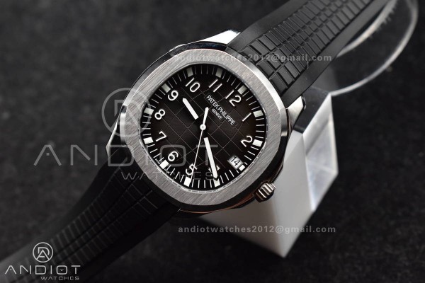 Aquanaut 5167A SS 3KF Best Edition Black Dial on B...