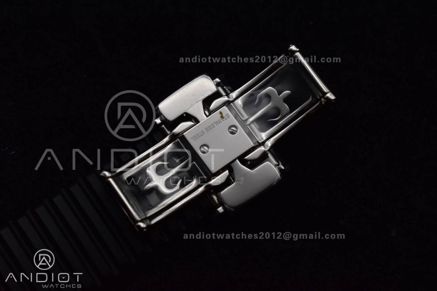Aquanaut 5167A SS 3KF Best Edition Black Dial on Black Rubber Strap A330 Super Clone V3