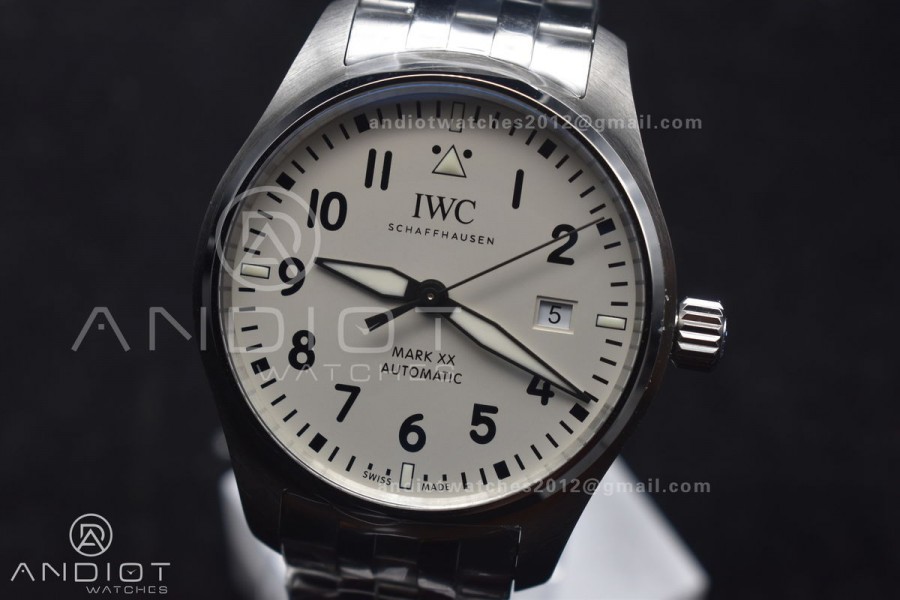 Mark XX V7F 1:1 Best Edition White Dial on SS Bracelet Asian2892