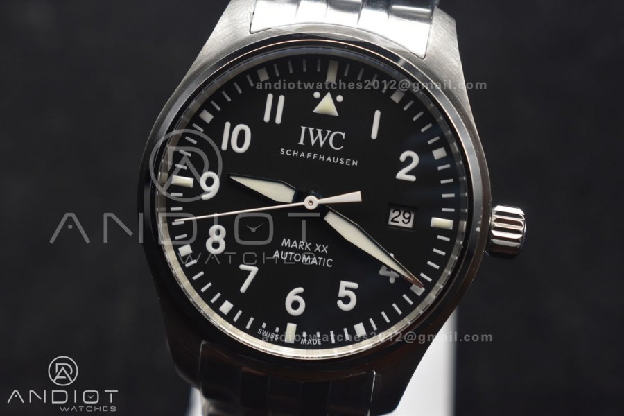 Mark XX V7F 1:1 Best Edition Black Dial on SS Bracelet Asian2892