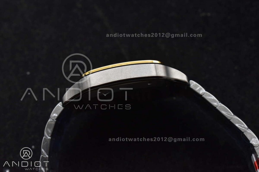 Santos de Cartier 40mm SS/YG BVF 1:1 Best Edition Gray Dial on SS/YG SmartLinks Bracelet MIYOTA 9019