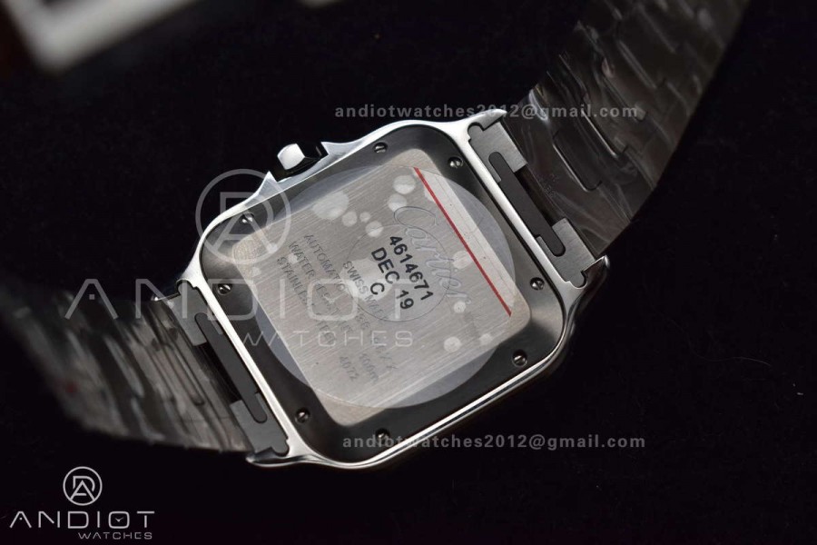 Santos de Cartier 40mm SS/YG BVF 1:1 Best Edition Gray Dial on SS/YG SmartLinks Bracelet MIYOTA 9019