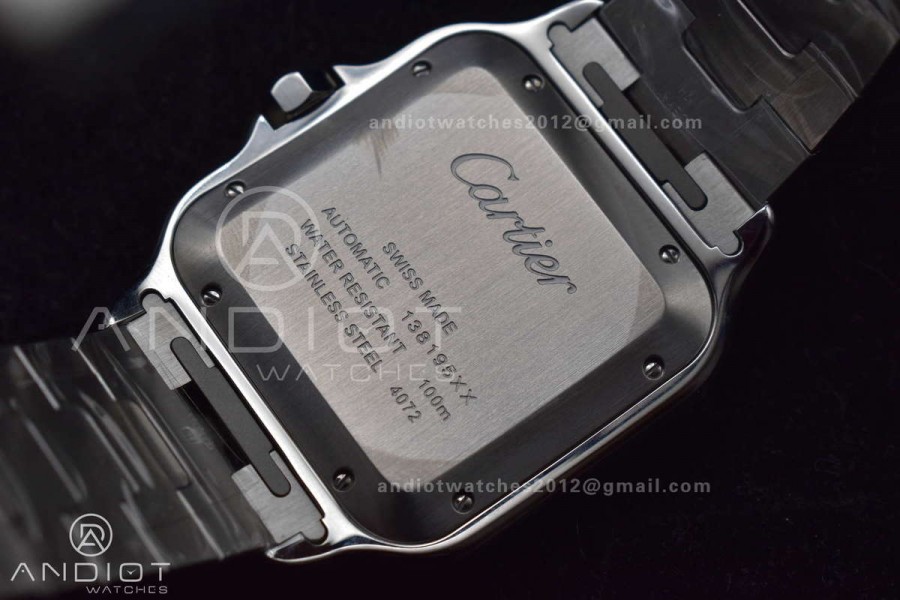 Santos de Cartier 40mm SS/YG BVF 1:1 Best Edition Gray Dial on SS/YG SmartLinks Bracelet MIYOTA 9019