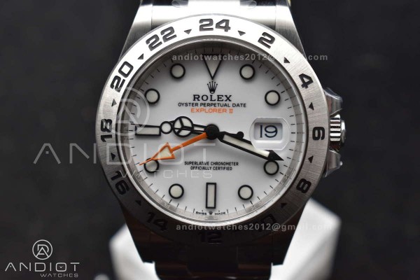 Explorer II 42mm 226570 904L SS Clean 1:1 Best Edi...