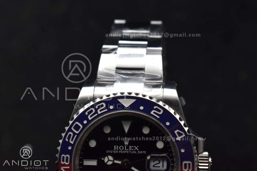 GMT Master II 126719 BLRO Gain Weight Gold Factory 1:1 Best Edition Blue Dial on Oyster Bracelet VR3285 CHS