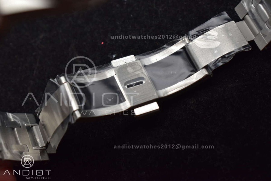 Lady Royal Oak 33mm 67651 SS/Diamond Bezel V7F 1:1 White Textured Dial On Stainless Strap Ronda Quartz to AP Cal.2713