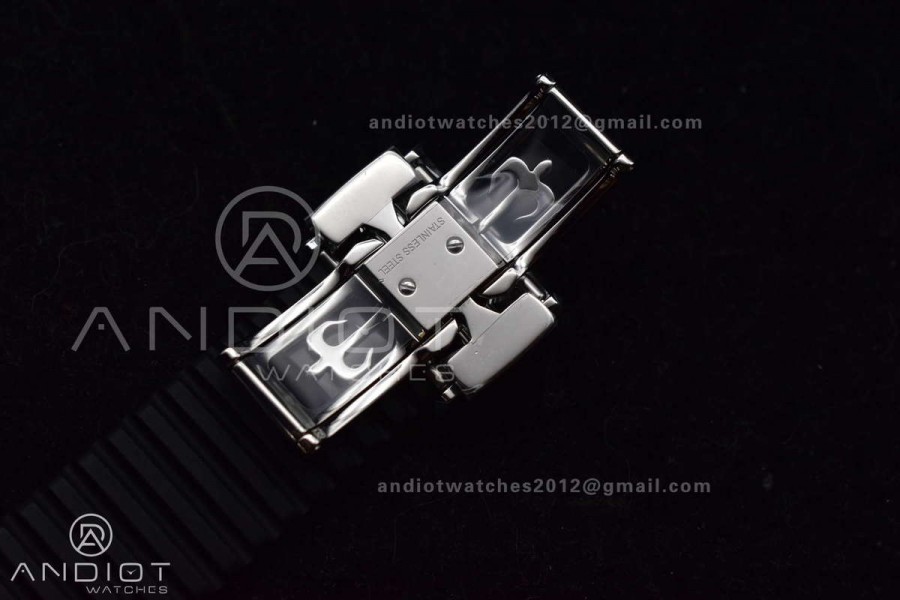 Aquanaut 5167A SS ZF 1:1 Best Edition Black Dial on Black Rubber Strap 324CS V3
