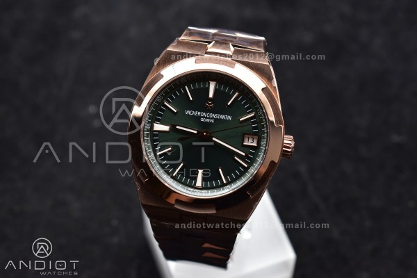 Overseas 4500V RG 8F 1:1 Best Edition Green Dial o...