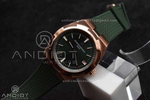 Overseas 4500V RG 8F 1:1 Best Edition Green Dial o...