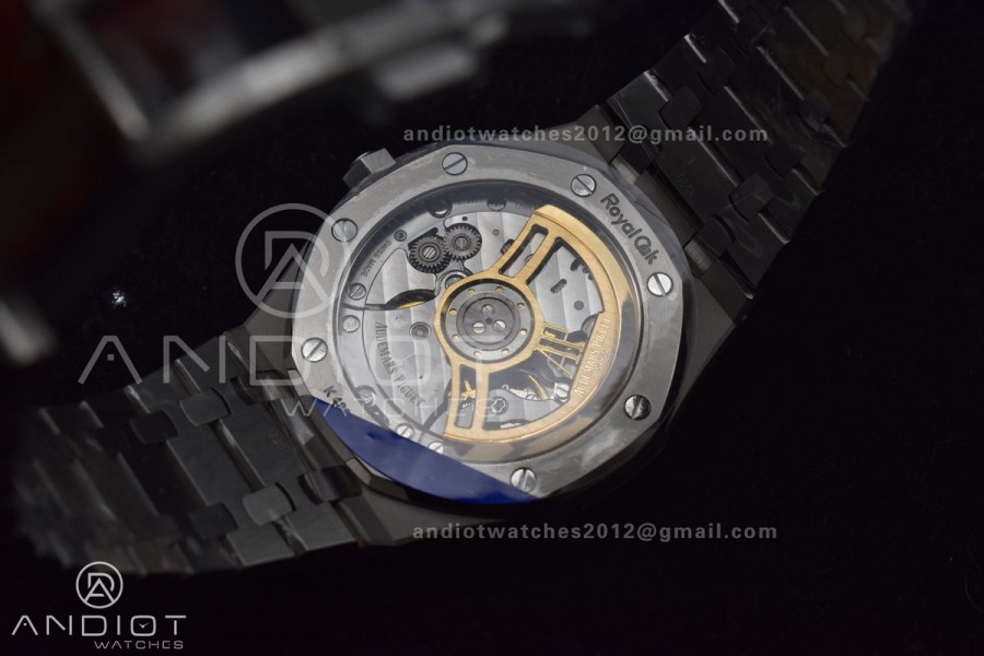 Royal Oak 41mm 15510 "50th Anniversary" SS ZF 1:1 Best Edition Green Textured Dial On SS Bracelet A4302