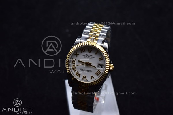 DateJust 31 Ladies 278271 GSF 316L Steel White Dia...
