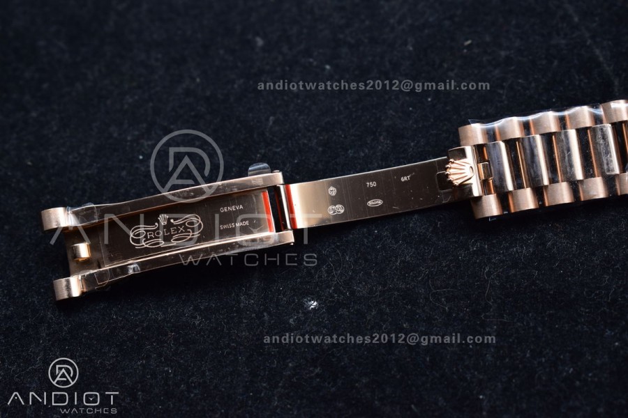 DayDate 36 SS QF Best Edition 904L Steel Grey Dial on President Bracelet vr3255 V5 (Gain Weight)