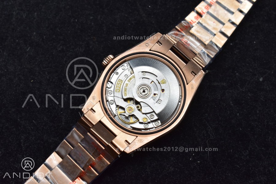 DayDate 36 SS QF Best Edition 904L Steel Grey Dial on President Bracelet vr3255 V5 (Gain Weight)