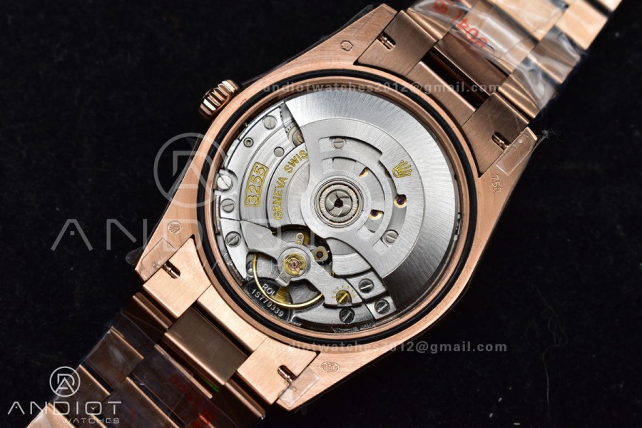 DayDate 36 SS QF Best Edition 904L Steel Grey Dial on President Bracelet vr3255 V5 (Gain Weight)