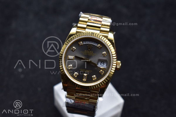 DayDate 36 YG QF Best Edition 904L Steel Grey Dial...