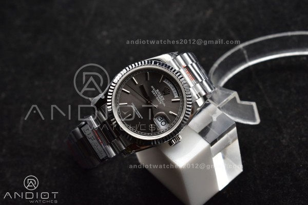 DayDate 36 SS QF Best Edition 904L Steel Grey Dial...