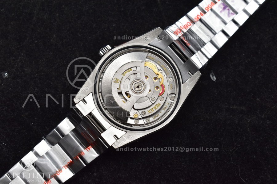 DayDate 36 SS QF Best Edition 904L Steel White Dial Roman Stick on President Bracelet vr3255 V5 (Gain Weight)