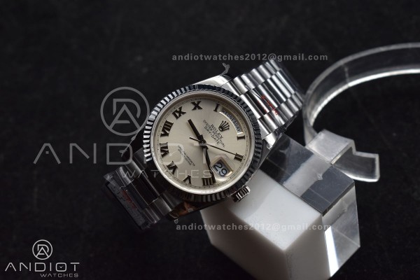 DayDate 36 SS QF Best Edition 904L Steel White Dia...