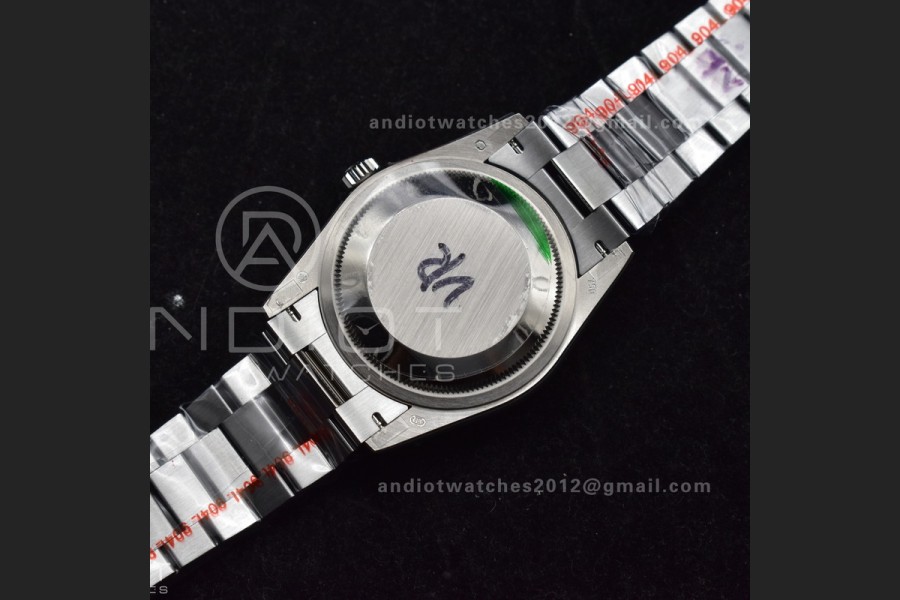 DayDate 36 SS QF Best Edition 904L Steel Blue Roman Dial on President Bracelet vr3255 V5 (Gain Weight)