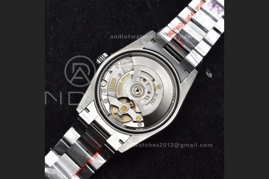 DayDate 36 SS QF Best Edition 904L Steel Blue Roman Dial on President Bracelet vr3255 V5 (Gain Weight)