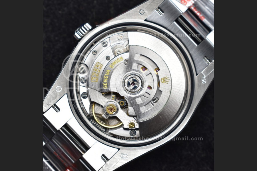 DayDate 36 SS QF Best Edition 904L Steel Blue Roman Dial on President Bracelet vr3255 V5 (Gain Weight)