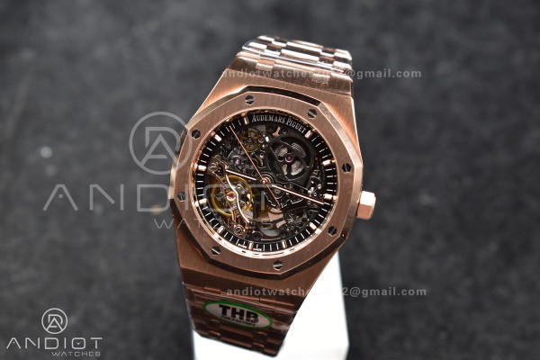 Royal Oak 41mm Openworked 15407OR RG THBF 1:1 Best...