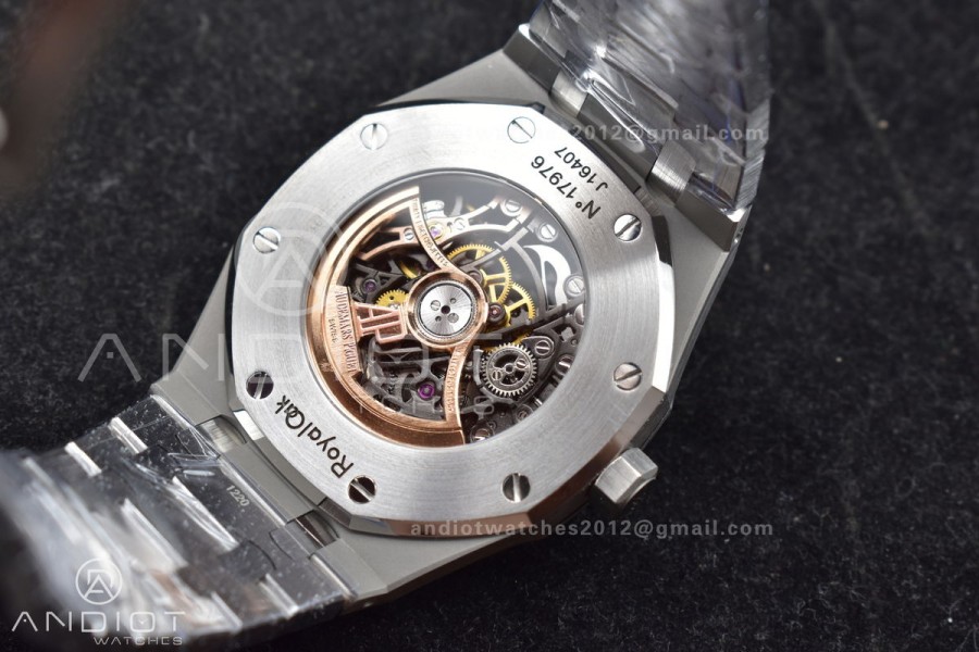 Royal Oak 41mm Open worked 15407 SS THBF 1:1 Best Edition on SS Bracelet SA3132