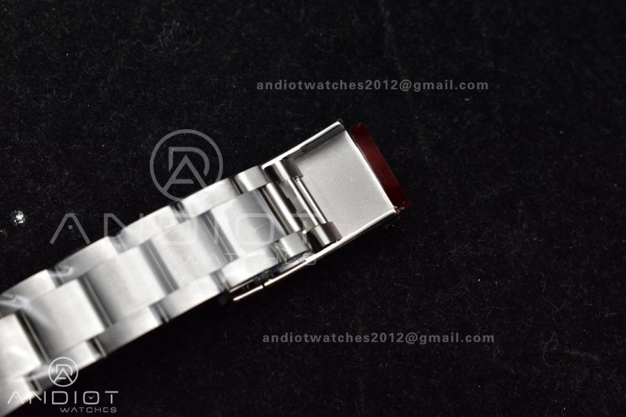 Oyster Perpetual 124300 36mm VSF 1:1 Best Edition 904L Steel Red Dial VS3230 V2