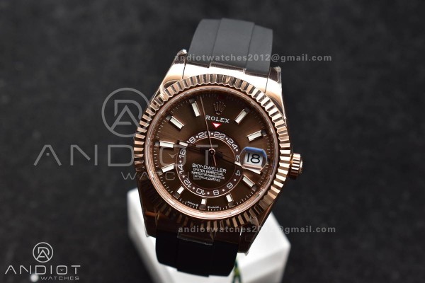 Sky-Dweller 336235 RG ZF 1:1 Best Edition Brown Di...