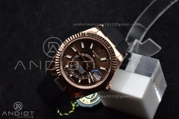 Sky-Dweller 336235 RG ZF 1:1 Best Edition Brown Di...