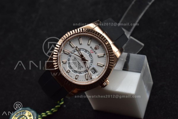 Sky-Dweller 336235 RG ZF 1:1 Best Edition White Di...