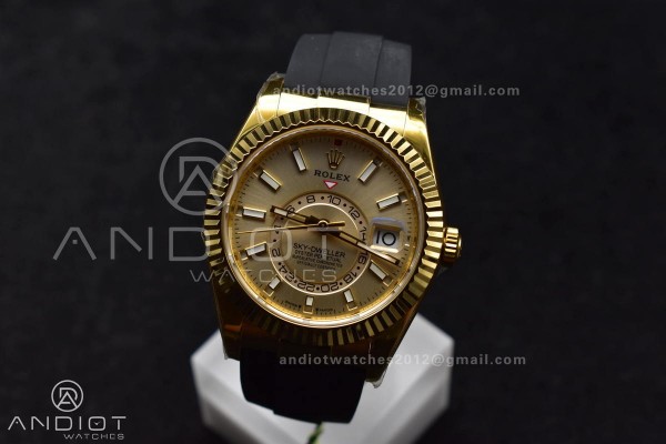 Sky-Dweller 336238 YG ZF 1:1 Best Edition YG Dial ...