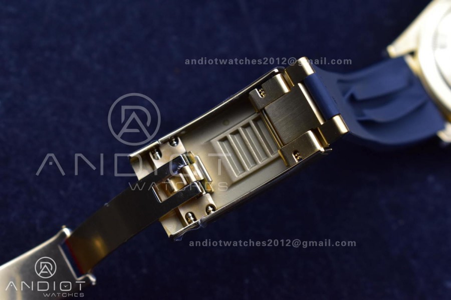 Sky-Dweller 336238 YG ZF 1:1 Best Edition Black Dial on Oysterflex Strap A23J (Gain Weight)