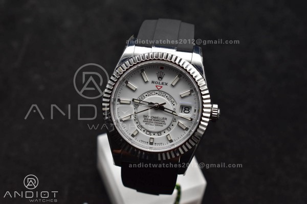 Sky-Dweller 336239 SS ZF 1:1 Best Edition White Di...