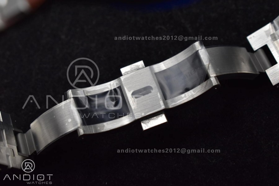 Royal Oak 41mm 15400 SS ZF 1:1 Best Edition Blue Textured Dial on SS Bracelet A3120