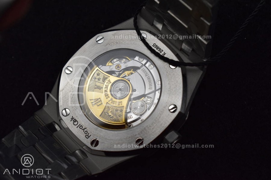 Royal Oak 41mm 15400 SS ZF 1:1 Best Edition Blue Textured Dial on SS Bracelet A3120