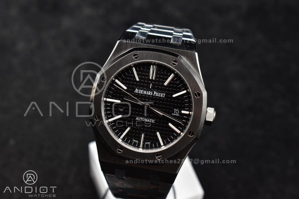 Royal Oak 41mm 15400 SS ZF 1:1 Best Edition Black ...
