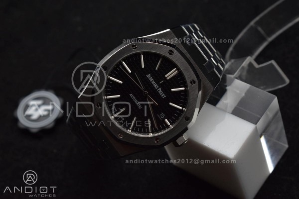 Royal Oak 41mm 15400 SS ZF 1:1 Best Edition Black ...