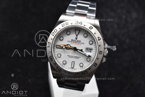 Explorer II 42mm 226570 Black 904L SS GMF 1:1 Best...