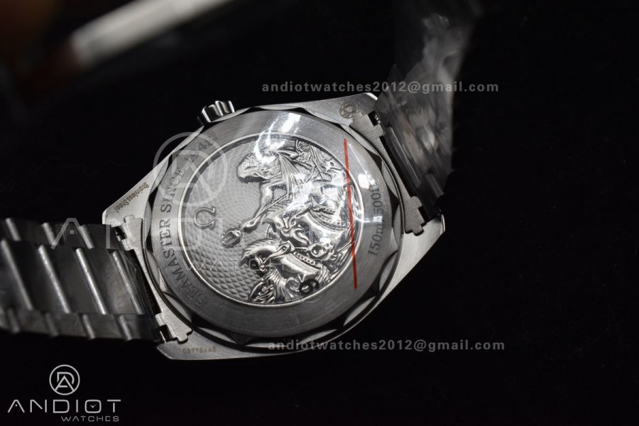 Aqua Terra 41mm VSF 1:1 Best Edition Summer Blue Dial on Stainless Bracelet A8900 Super Clone