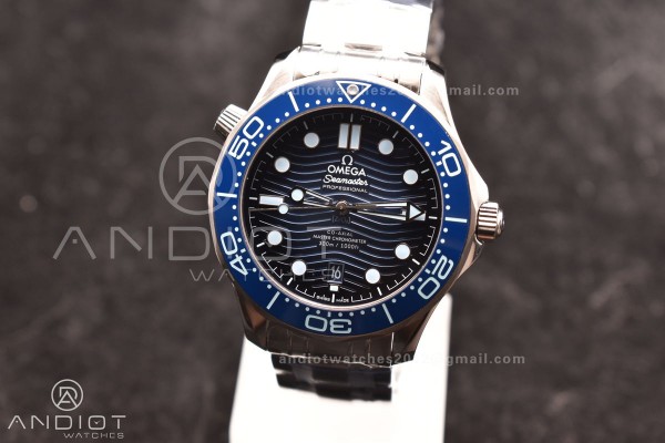 Seamaster 300 VSF 1:1 Best Edition Summer Blue Dia...