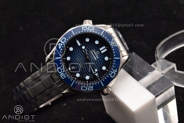 Seamaster 300 VSF 1:1 Best Edition Summer Blue Dia...