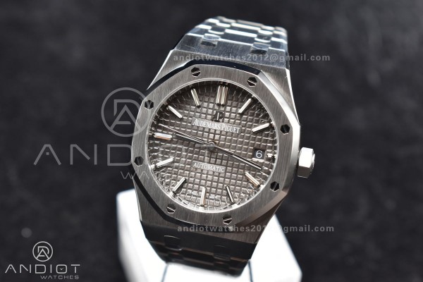 Royal Oak 37mm 15450 SS ZF 1:1 Best Edition Gray T...