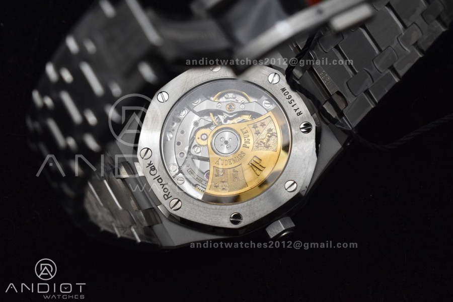 Royal Oak 37mm 15450 SS ZF 1:1 Best Edition Blue Textured Dial on SS Bracelet SA3120 Super Clone