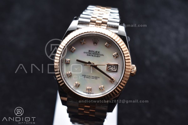DateJust 41 SS/RG 126333 Clean 1:1 Best Edition 90...