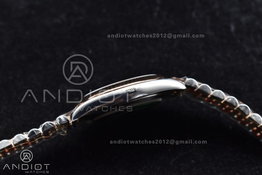 DateJust 41 SS/RG 126333 Clean 1:1 Best Edition 904L Steel White MOP Diamonds Dial on Jubilee Bracelet VR3235