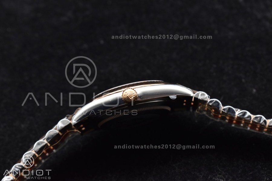 DateJust 41 SS/RG 126333 Clean 1:1 Best Edition 904L Steel White MOP Diamonds Dial on Jubilee Bracelet VR3235