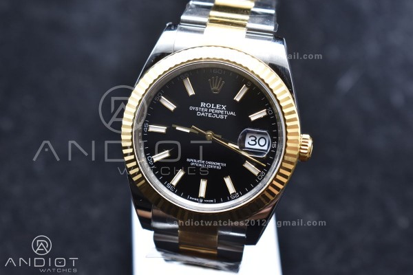 DateJust 41 126333 Clean 1:1 Best Edition 904L Ste...