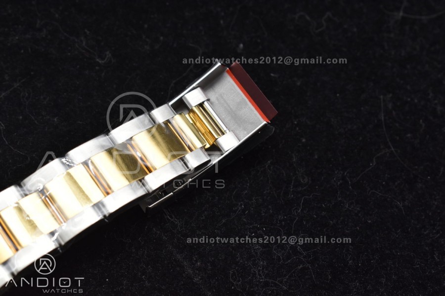 DateJust 41 126333 Clean 1:1 Best Edition 904L Steel Black Stick Dial on SS/YG Oyster Bracelet VR3235